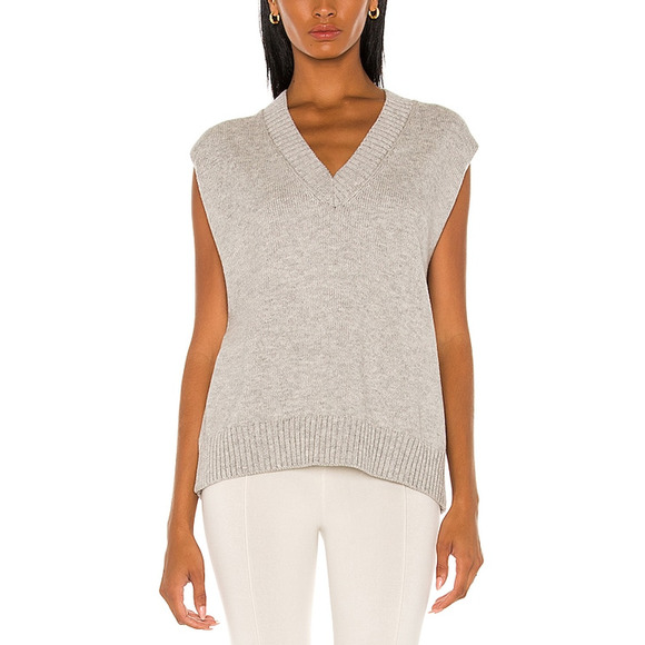 L'Academie 'Oversized' Grey Sweater Vest Size XS